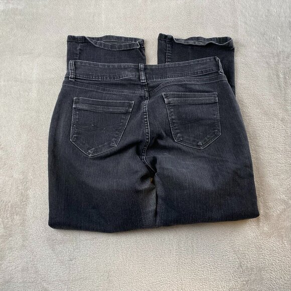 Lee Riders Womens Jeans Size 12P  Black Denim With Stretch Waist & Pockets - Picture 6 of 9